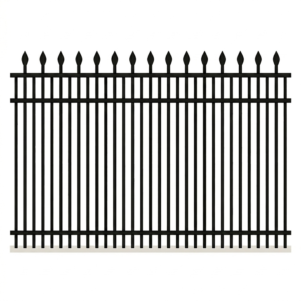 Kinglet (3-Rail) Aluminum Fence Panel