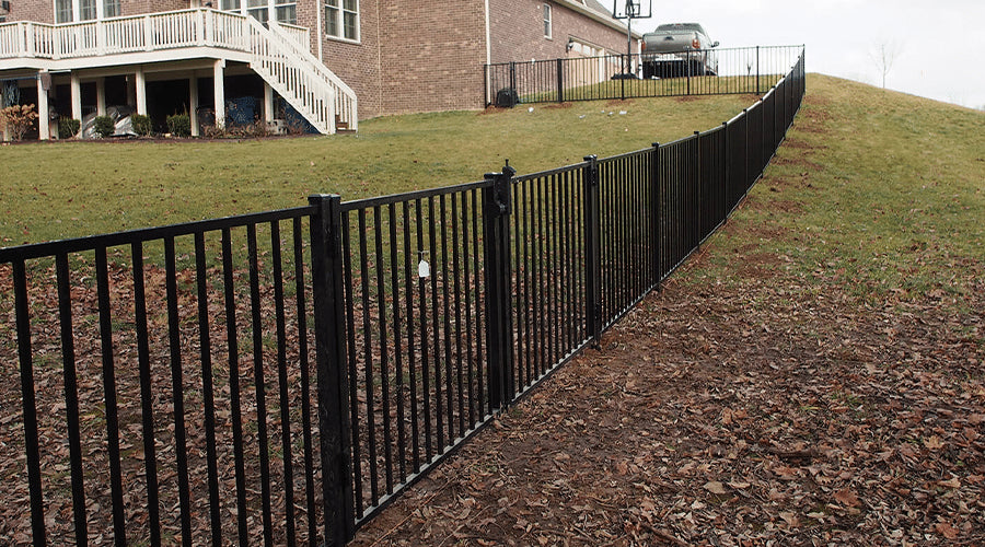 Heron (2-Rail) Aluminum Fence Panel